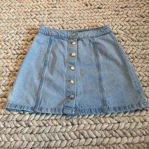 H&M jeans skirt